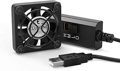 #ad ELUTENG 40mm USB Fan with 3 Speed Control USB Ventilator 5V Max 5300RPM High $12.89