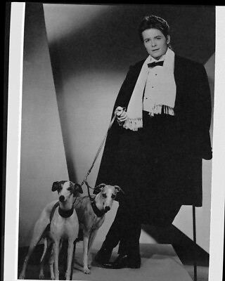 #ad Michael J Fox Tuxedo Portrait with Greyhound Dogs Vintage 8x10 Negative amp; Photo $79.99