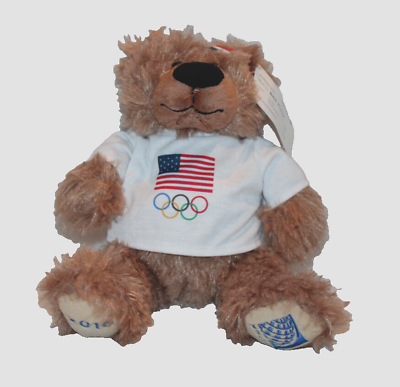 #ad 2016 Ben Flyin#x27; Rio Olympics United Airlines 12quot; bear plush Vermont Teddy $8.97