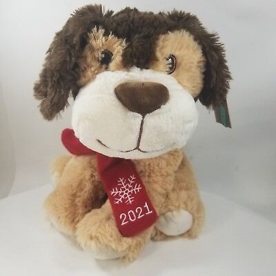Petsmart Dog Wonder Plush Toy quot;2021quot; Scarf Collectible with Squeaker Chance $17.99