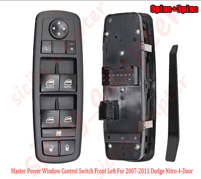#ad Master Power Window Control Switch Front Left For 2007 2011 Dodge Nitro 4 Door $29.39