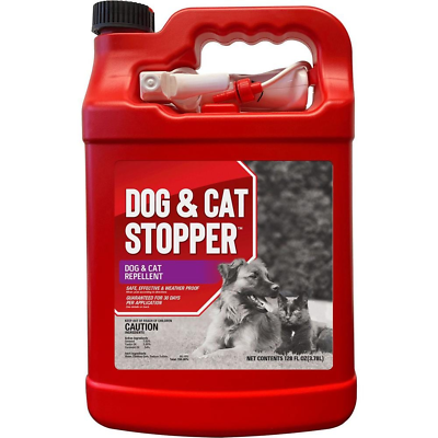 Dog And Cat Stopper Animal Repellent Gallon Ready To Use With Nested Sprayer NEW $25.93
