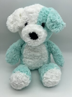 #ad Puppy Manhattan Toy Company Dog Plush 2022 Blue White Stuffed Animal Toy 15quot; $14.00