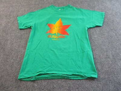 #ad Vintage Tennessee Shirt Adult Large Green Short Sleeve Cotton Hanes Gatlinburg * $28.95