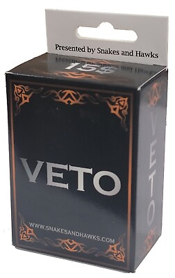 #ad New VETO Card Game Fun Family Shedding Card Game for 2 4 Players $15.00