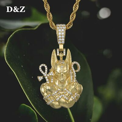 #ad Animal Pattern Cubic Zirconia Necklaces Men Fashion Jewelry Accessories Necklace $31.11