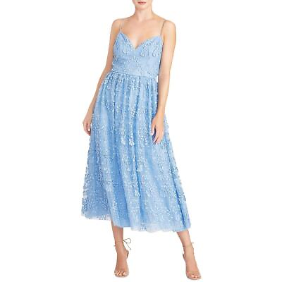 #ad ML Monique Lhuillier Womens Lace Midi Party Cocktail and Party Dress BHFO 1719 $386.25
