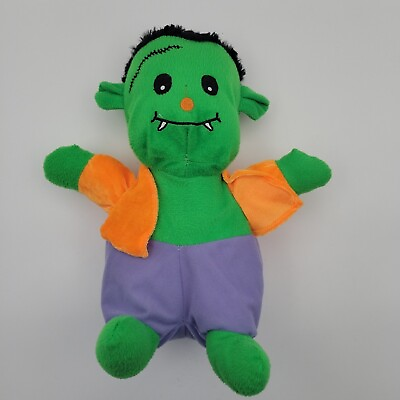 #ad Franknstein Halloween 12quot; Green Monster Purple Pants Toymax XYZ Stuffed Toy $7.50