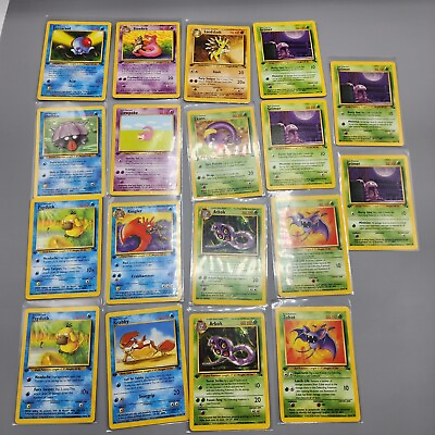 #ad Fossil 1st Edition Pokemon Card Lot of 18 Vintage WOTC #1 $24.99