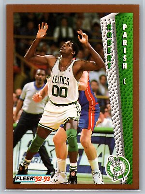 #ad 1992 Fleer Basketball #18 Robert Parish HOF Boston Celtics $1.79