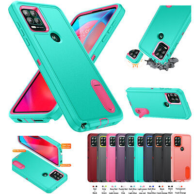 #ad For MOTO G Play 2023 G Stylus 5G 2021 G Power Phone Case Shockproof Holder Stand $8.18