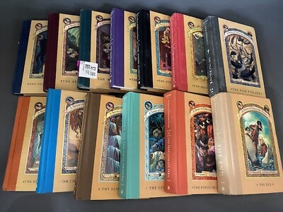 #ad A series a unfortunate events complete series books 1 14 hardcover and mixed lot $32.00