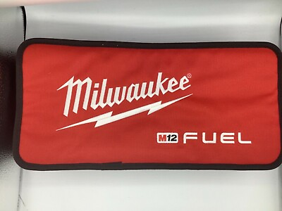 #ad Milwaukee M12 Fuel Logo 17” Contractor Soft Case Bag 17*8*3 mesh pocket m18 $21.99