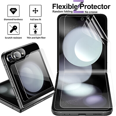 #ad For Samsung Galaxy Z Flip 5 5G Hydrogel Screen Protector Glass Lens Film Cover $9.95