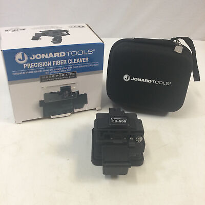 #ad Jonard Tools FC 500 Black Lightweight Precision Coated Optical Fiber Cleaver $249.99