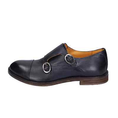 #ad Men#x27;s shoes FRATELLI RENNELLA 7 EU 40 elegant blue leather DE513 40 $90.90