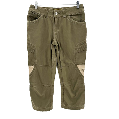 #ad Keen Hybrid Newport Capris Khaki Hiking Pants Womens Size 6 Olive Green Outdoors $18.99
