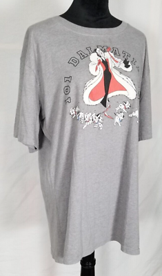 #ad DISNEY 101 Dalmatians Cruella DeVille T Shirt Womens X Large 15 17 $12.99