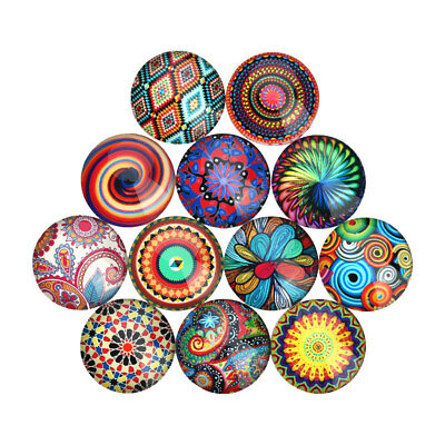 #ad 20x Assorted Flatback Half Round Dome Cabochon for Jewelry Making Findings $10.23