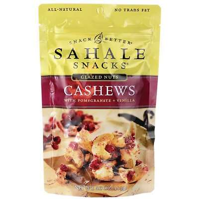 #ad Sahale Snacks Glazed Nuts Cashews with Pomegranate Vanilla 4 oz Pkg $11.94