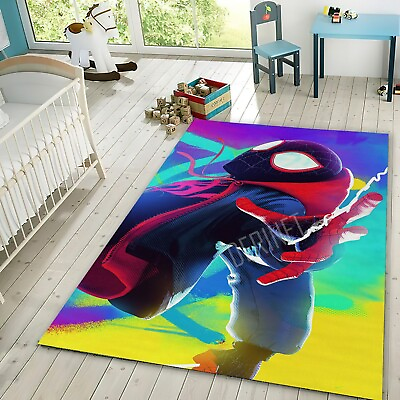 #ad Living Room RugPrinted RugArea RugSpiderman RugRetro Print RugGift for rugs $49.00