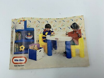 #ad VINTAGE 1988 LITTLE TIKES PAMPHLET BROCHURE CATALOG 14 PAGE SMALL PICTURE $12.95