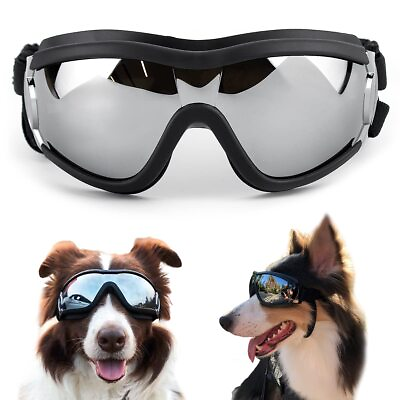 #ad Dog Sunglasses Dog Goggles Medium Large Breed Dog Glasses Sun Protection Win... $25.18