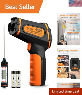 #ad Advanced Digital Temperature Gun with High Low Limit Settings Battery Included $38.99
