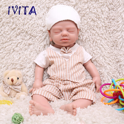 #ad Lifelike Reborn Baby Doll Like A Real Baby 19#x27;#x27;Full Silicone Infant Sleeping Boy $165.00