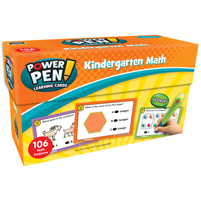 #ad Teacher Created Resources Power Pen Learning Cards: Math Grade K $21.19