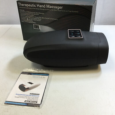 #ad SereneLife SLHNDMSG85 Black Multifunctional Therapeutic Hand Massager Used $30.00