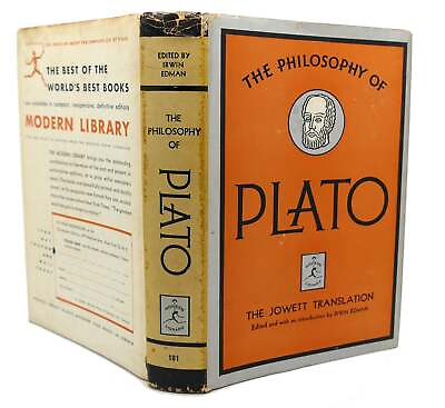 #ad Plato Jowett Edman Irwin THE WORKS OF PLATO Modern Library No. 181 Modern Librar $80.44