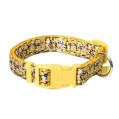 #ad Dog Collar Medium Yellow More Than a Minion Gifts for Fans and Their $8.08