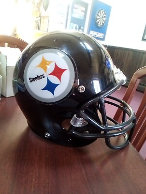 #ad PITTSBURGH STEELERS used Schutt Pro AiR Display Football Helmet $69.99