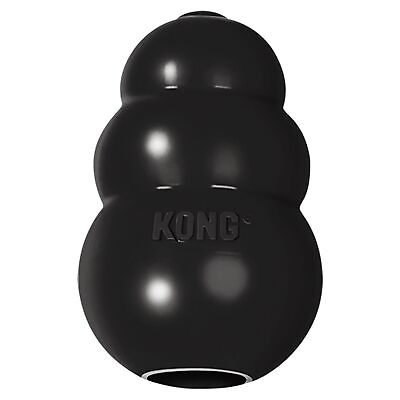 #ad KONG® Extreme Dog Toy Treat Dispensing Medium Black $35.98