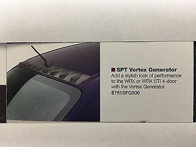 #ad Subaru Impreza WRX STI SPT Vortex Generator E751SFG300 Genuine Oem New 2008 14 $77.99