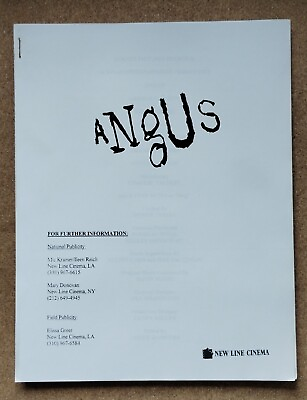 #ad Movie press kits Angus Chris Owen Lawrence Pressman Ariana Richards $20.00