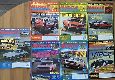 #ad SEVEN Muscle Monthly Magazines 1994 Issues Muscle On The Beach Holley Cleaning $14.98