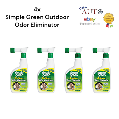 #ad 4x Simple Green Outdoor Dog amp; Cat Odor Eliminator 32oz spray bottle $17.82
