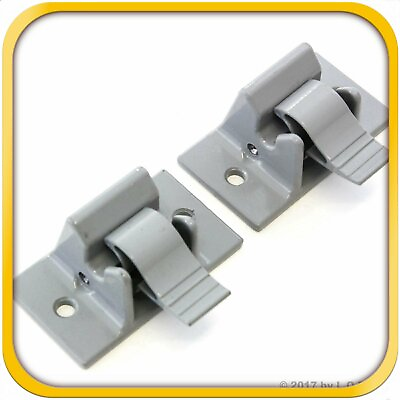 #ad 2 Awning Arm Lower Mount Brackets RV Camper Trailer Bottom Replacement Gray $28.88