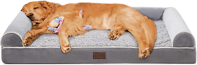 #ad 36quot; Dog Beds for Large Sized Dog Waterproof Large Dog Beds with Memory Foam Bol $52.99