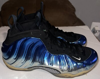 #ad Nike Air Foamposite One Premium Blue Mirror Size 9.5 Mens 575420 008 Penny 2015 $70.86