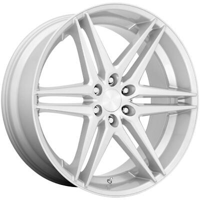 #ad 4 New 24quot; DUB S270 Dirty Dog Wheels 24x10 6x135 30 Silver Brushed Rims 87.1 $2484.00
