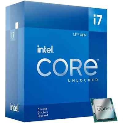 #ad Intel Core i7 12700KF Desktop Processor 12 Cores 20 Threads LGA1700 Unlocked $209.99