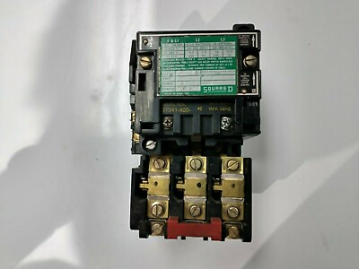 #ad SQUARE D CONTACTOR CLASS 1536 120 VOLT COIL 3PHASE 2 AUX CONTACTS GOOD CONDITION $20.00