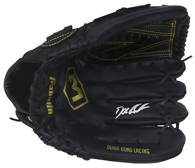 #ad Dwight Gooden METS Signed Franklin Black Baseball Fielders Glove SS COA $117.66