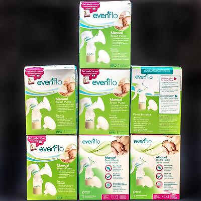 #ad Evenflo Manual Breast Feeding Pumps Model 2860 Portable BPA Free Single Lot Of 7 $50.00