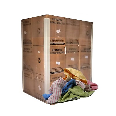#ad Color Terry Towel 100% Cotton Rags 600 lbs. 12x50 Boxes Multipurpose Cleaning $1049.00