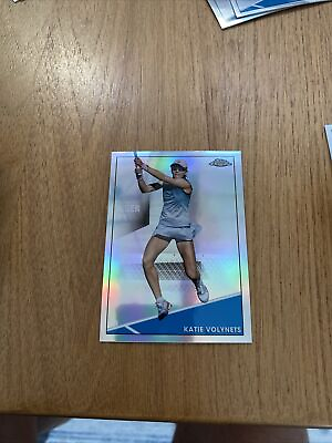 #ad 2021 Topps Chrome Tennis Silver Refractor Katie Volynets $1.95