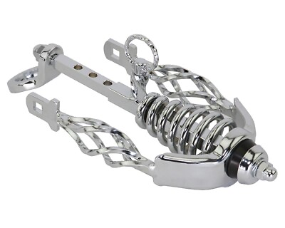 #ad Vintage Lowrider Springer Suspension Fork Slammer Cage Twist Kit Chrome. $227.79